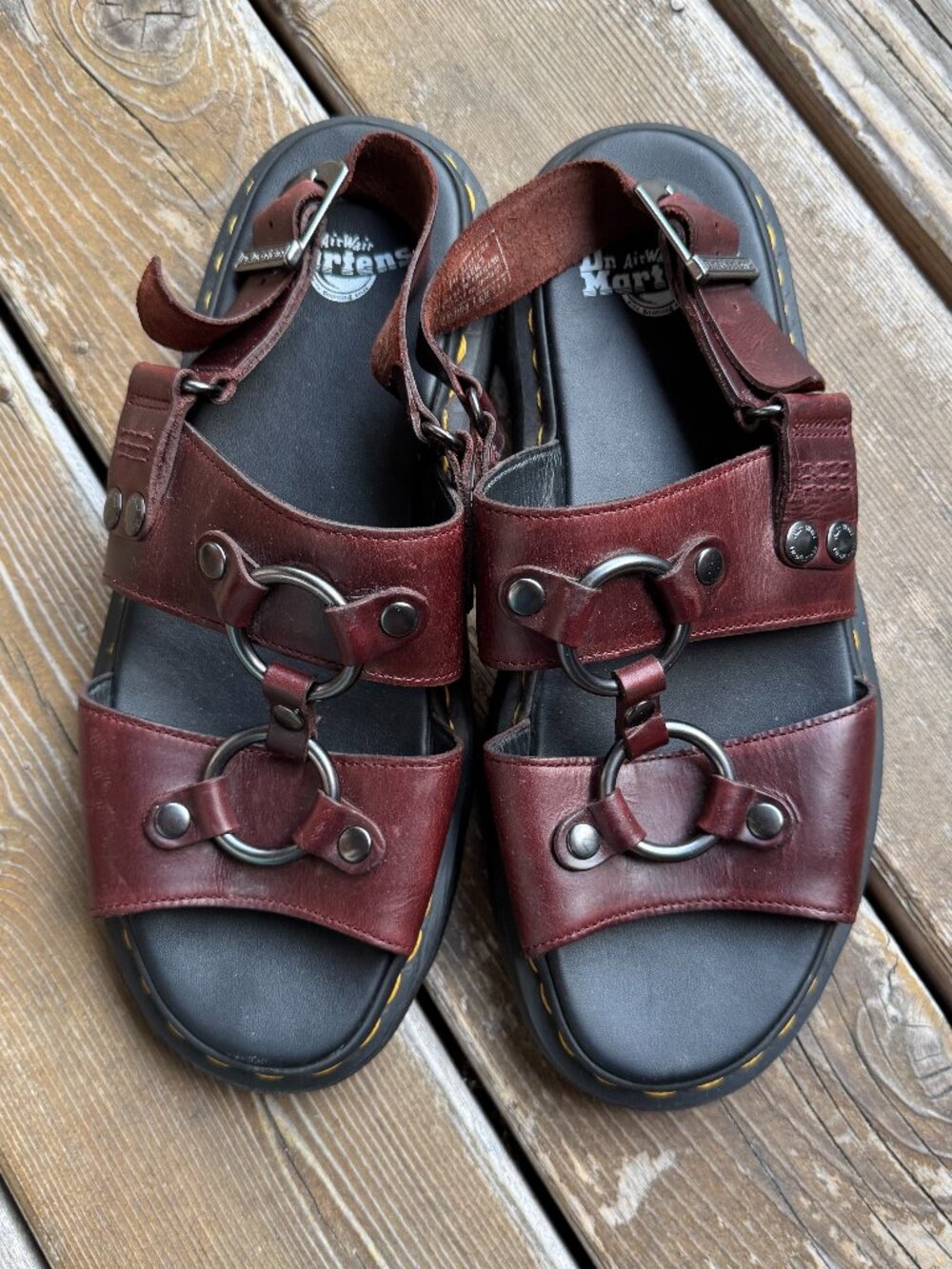 Dr. Martens RARE XABIER Slingback Brown-Brando Sandal in Women's 12/Men's 11